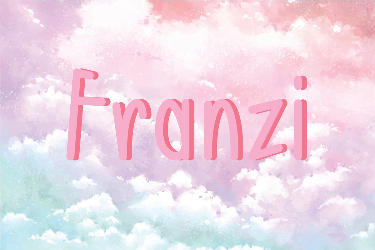 フォント Franzi