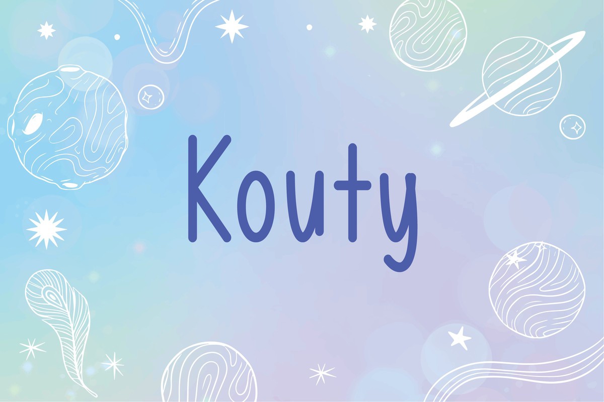 フォント Kouty