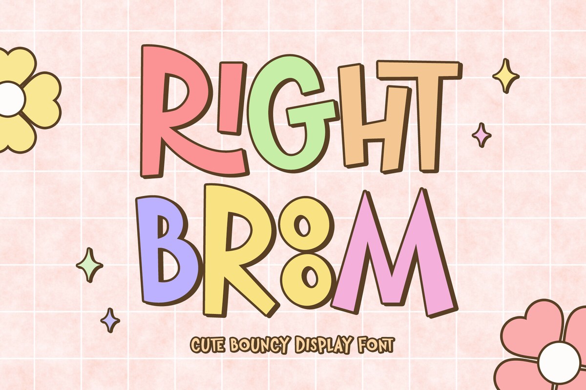 フォント Right Broom