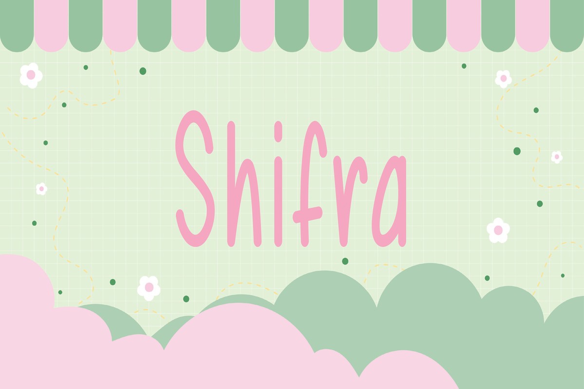 フォント Shifra