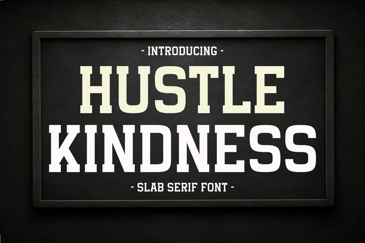 フォント Hustle Kindness