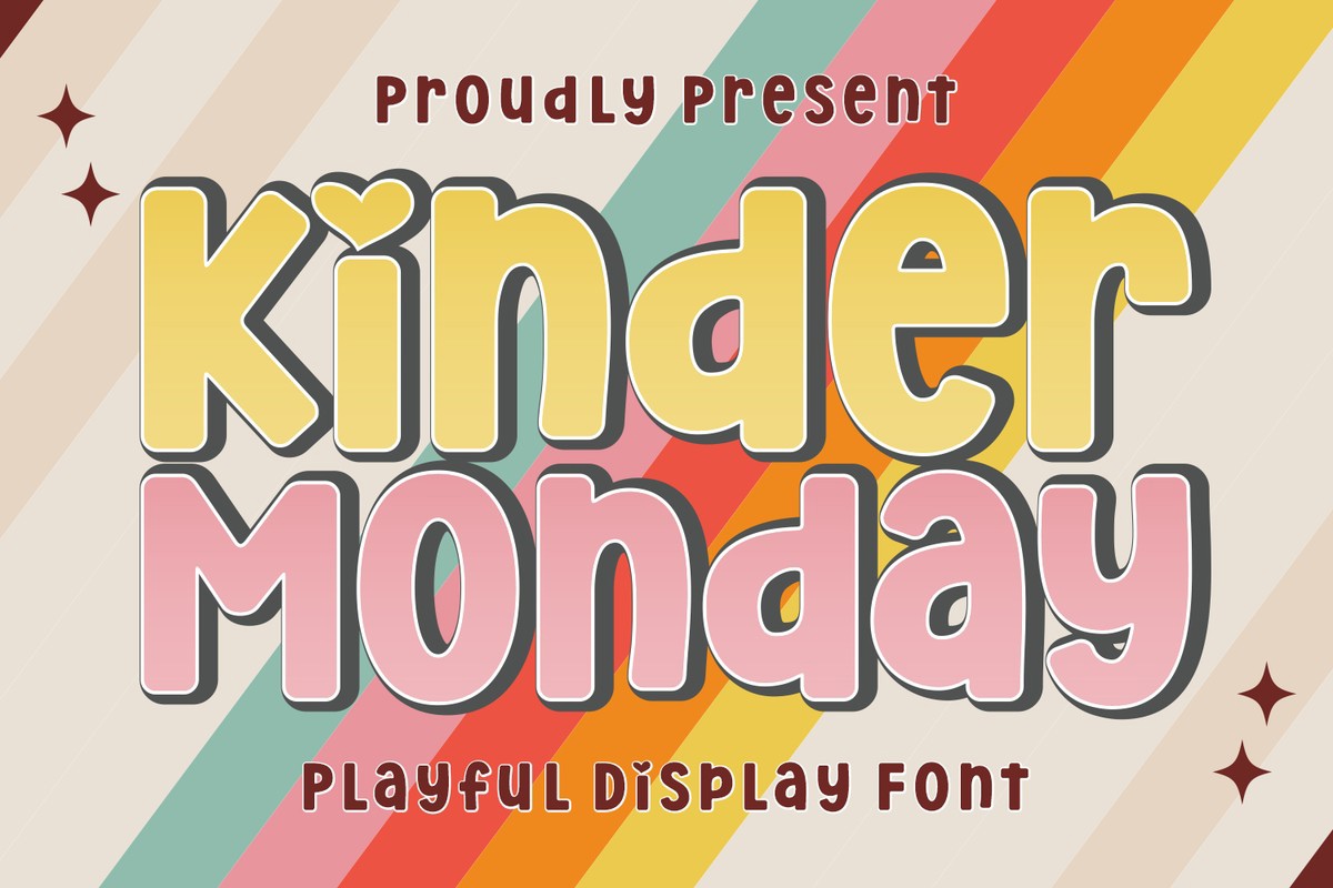 フォント Kinder Monday
