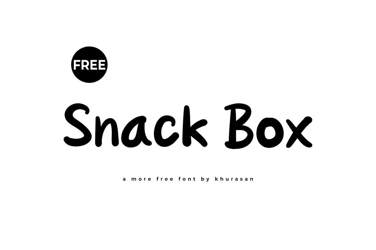 フォント Snack Box