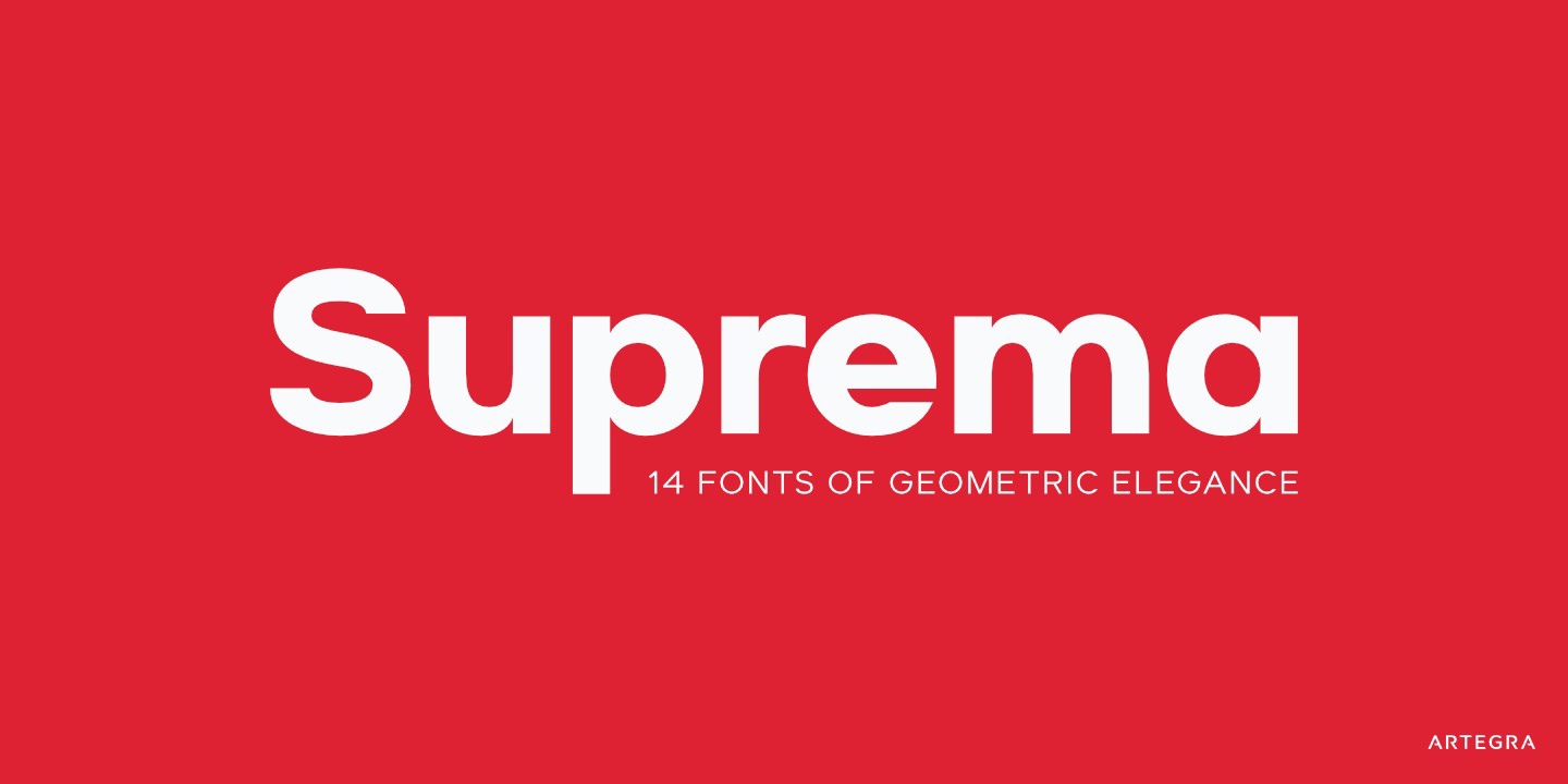 フォント Suprema