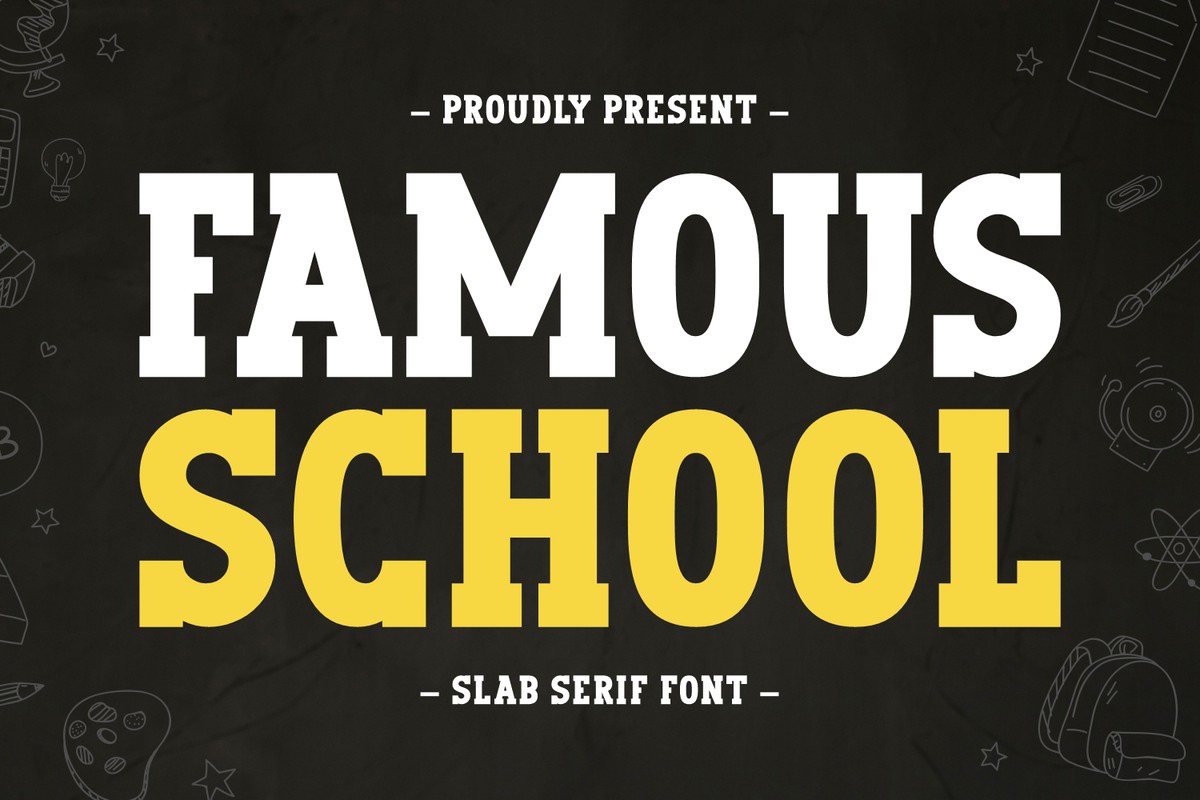 フォント Famous School