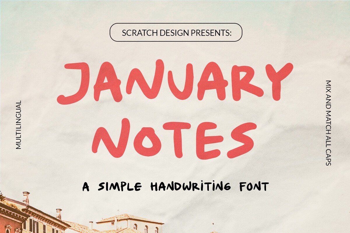 フォント January Notes