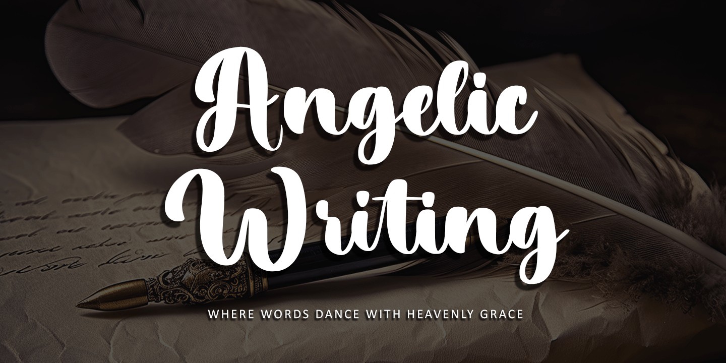 フォント Angelic Writing