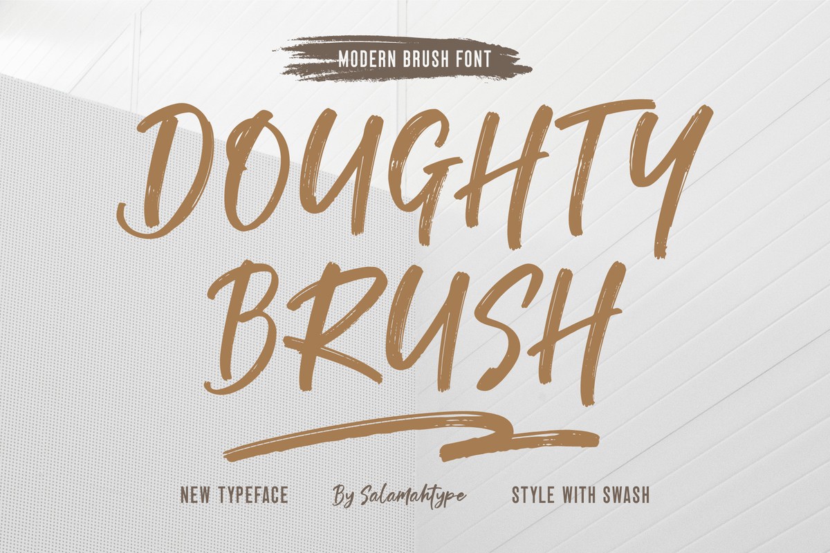 フォント Doughty Brush
