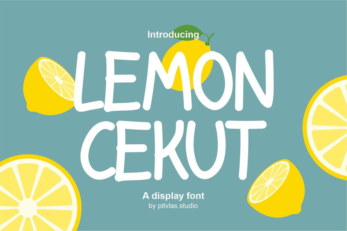 フォント Lemon Cekut