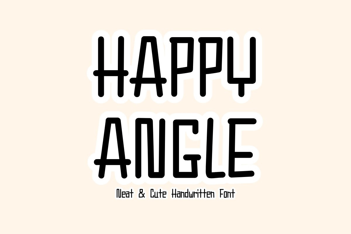 フォント Happy Angle
