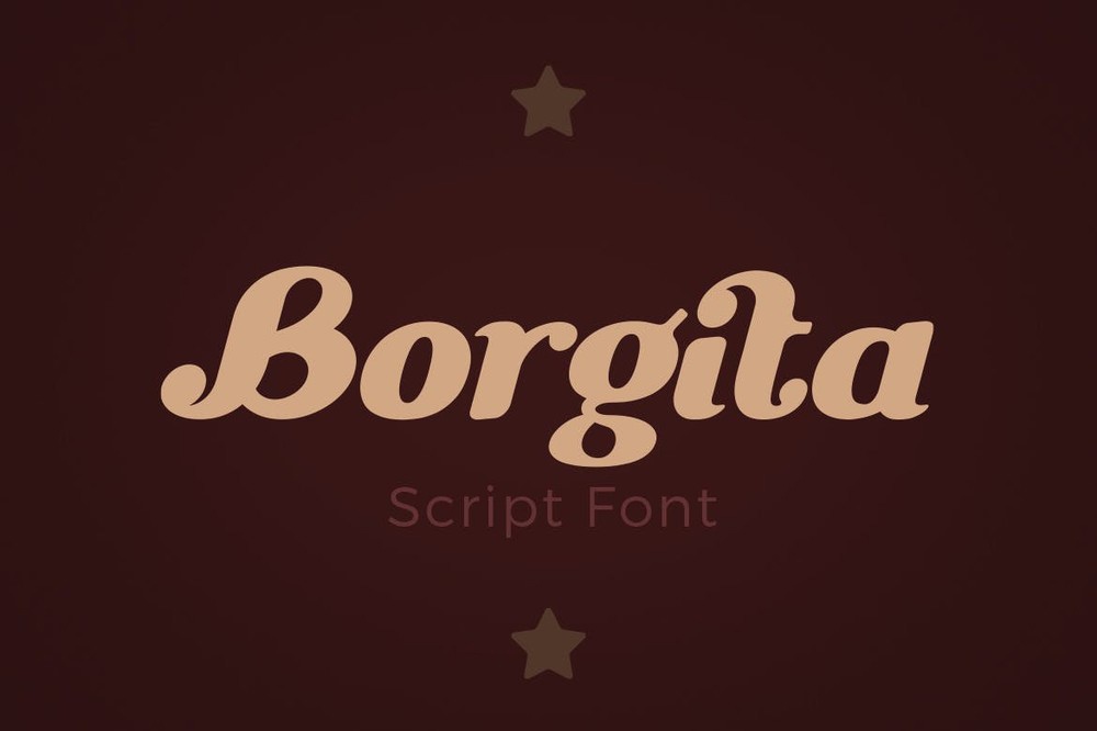フォント Borgita Italic