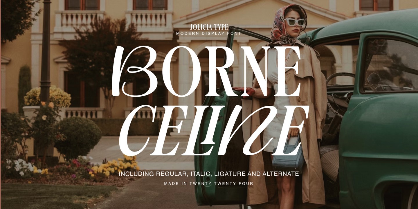 フォント Borne Celine