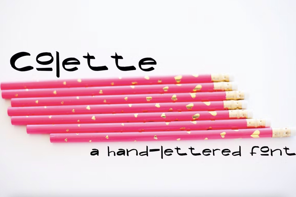 フォント Colette