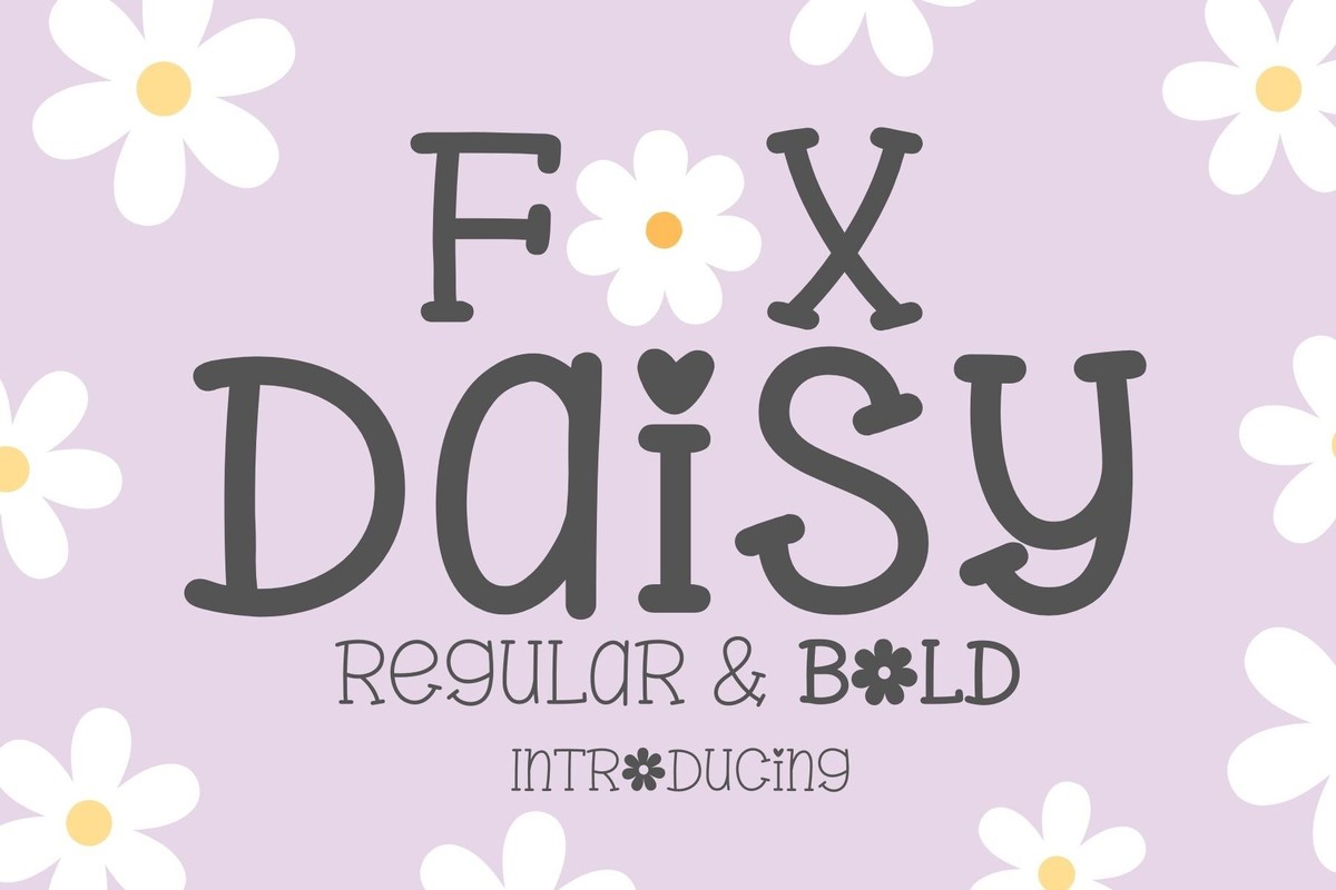 フォント Fox Daisy