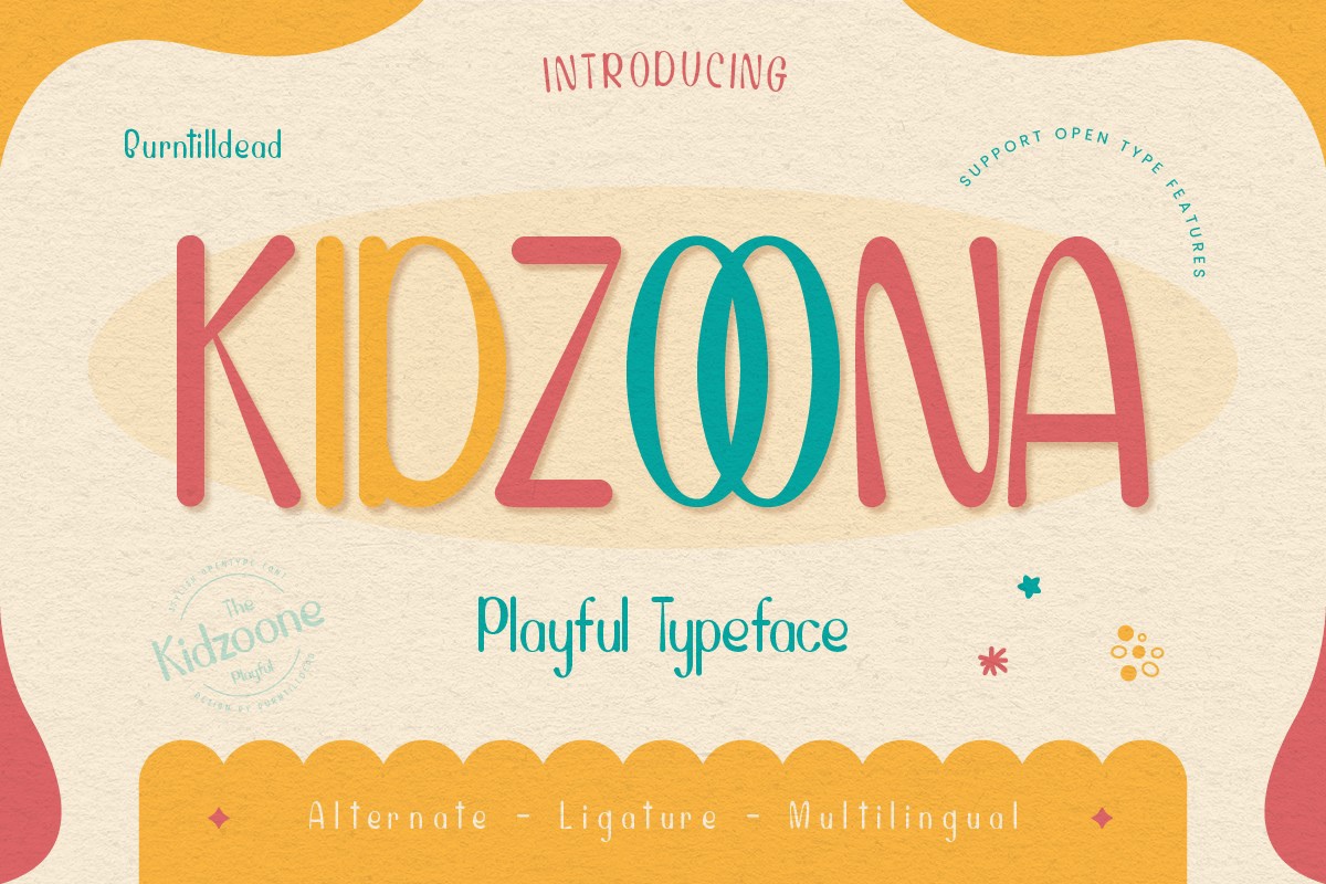 フォント Kidzoona