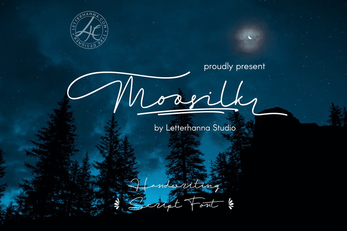 フォント Moonsilk