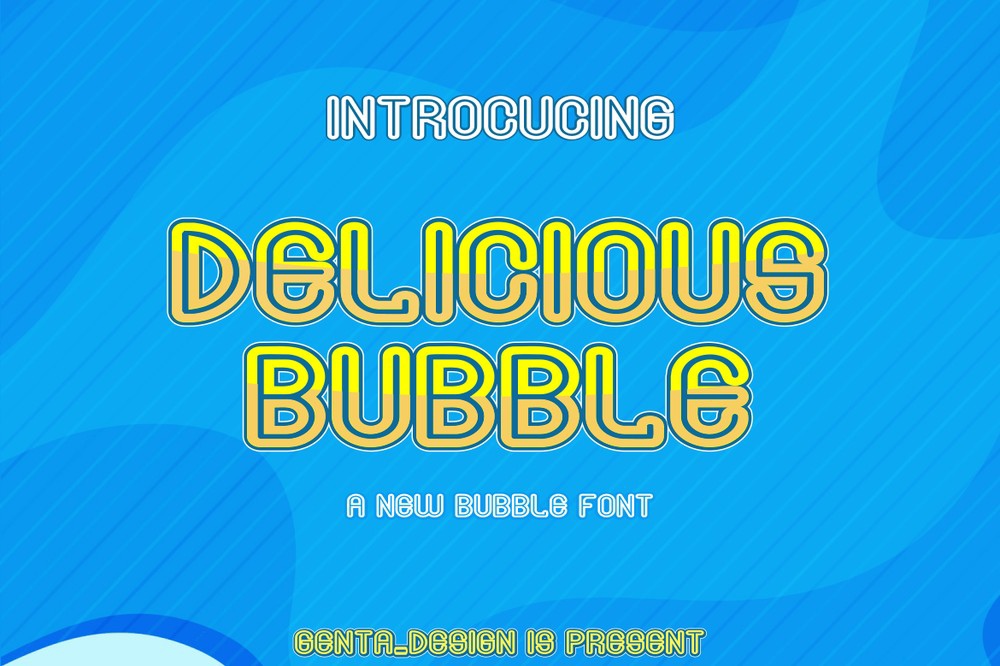 フォント Delicious Bubble