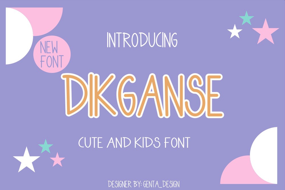 フォント Dikganse
