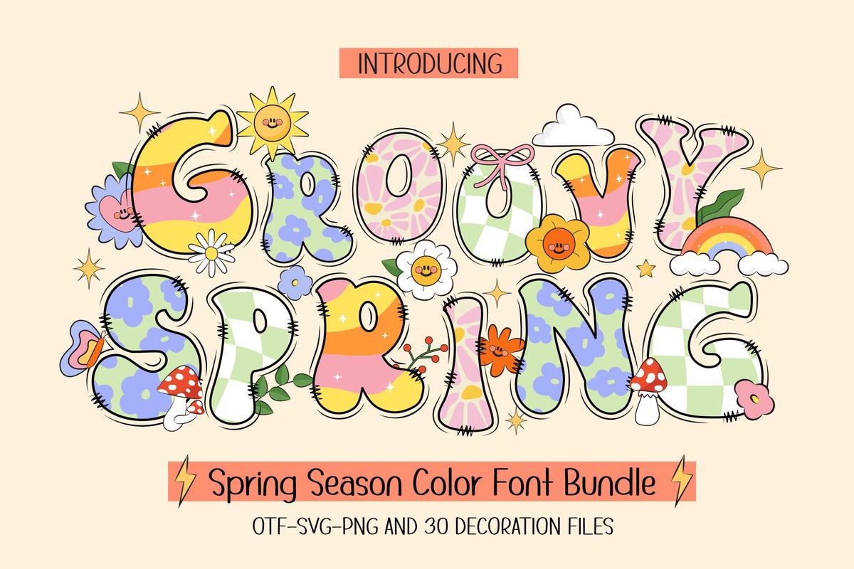 フォント Groovy Spring