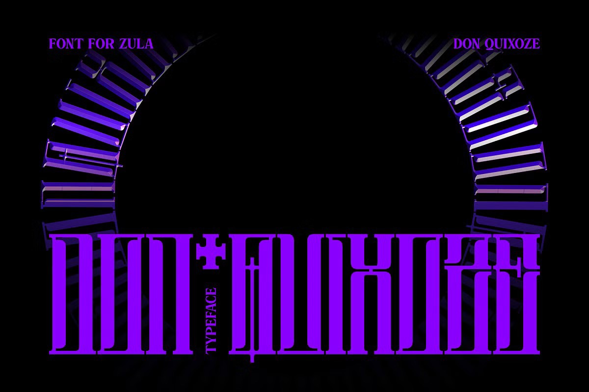 フォント Don Quixoze