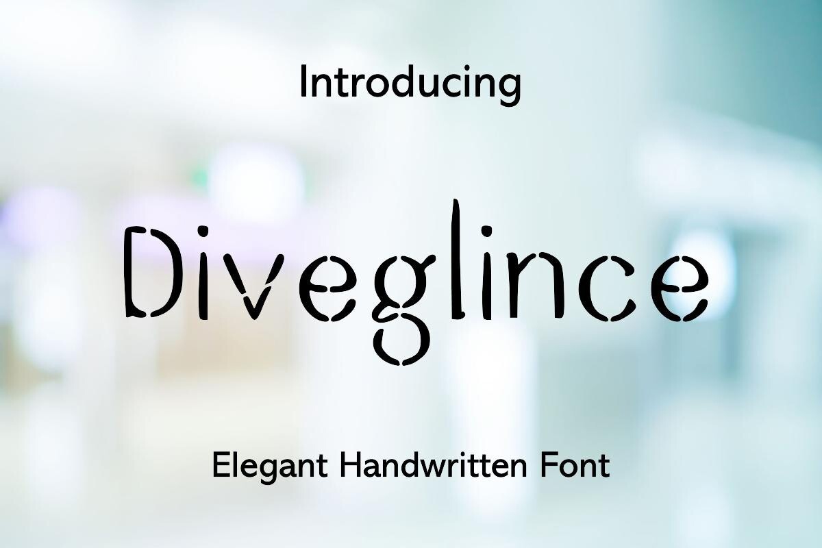 フォント Diveglince