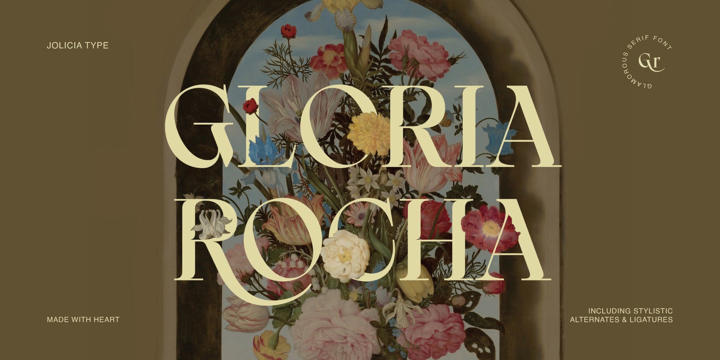 フォント Gloria Rocha