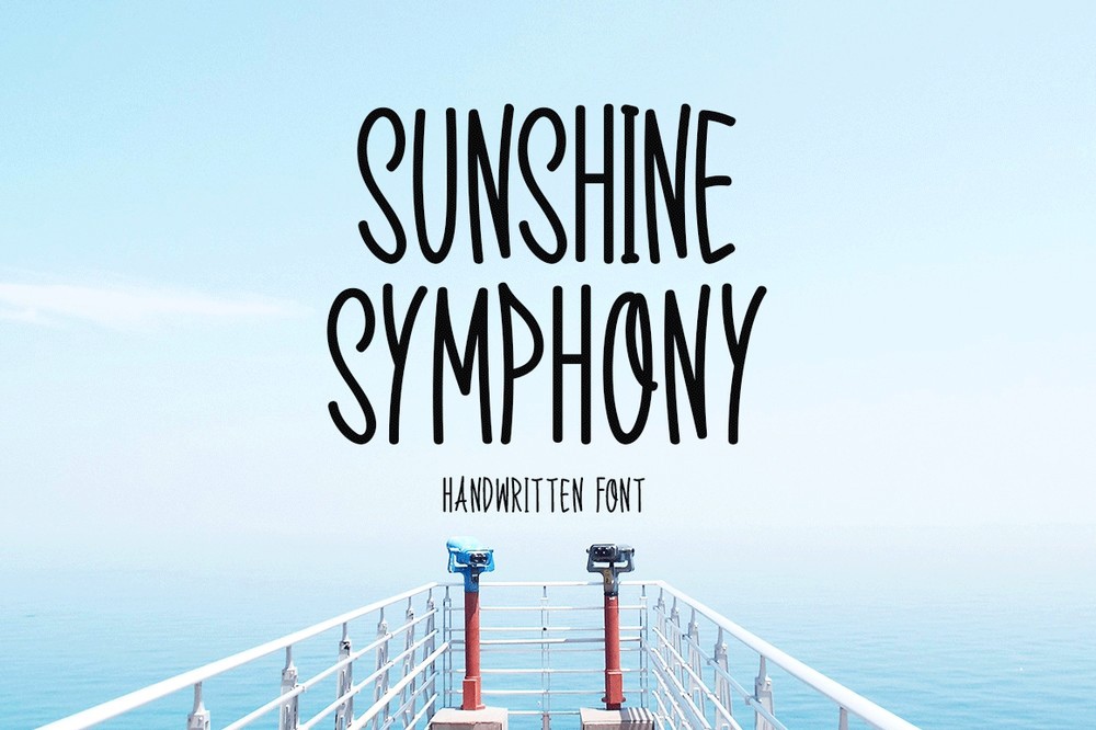フォント Sunshine Symphony
