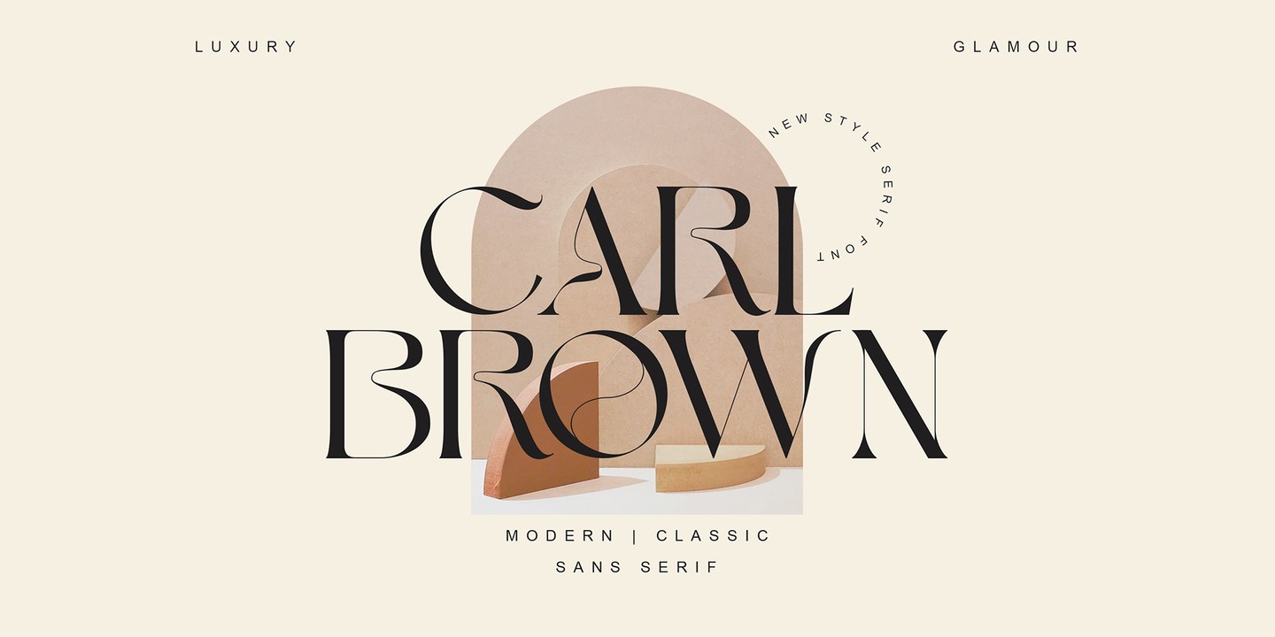 フォント Carl Brown