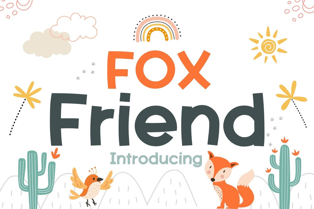 フォント Fox Friend