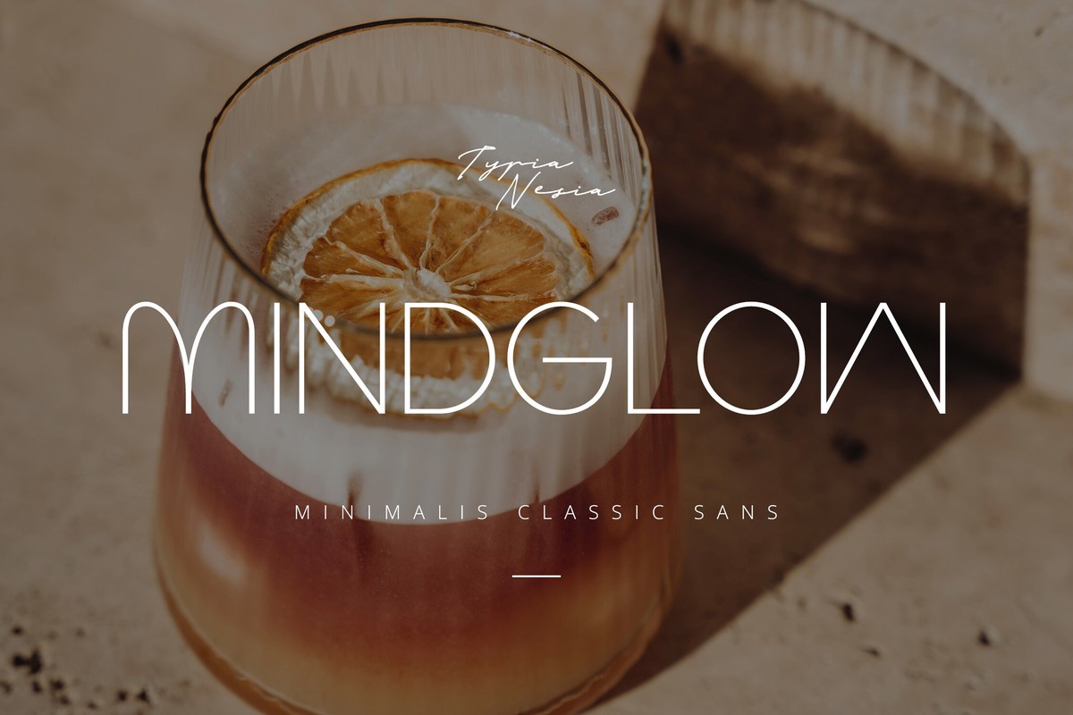 フォント Mindglow