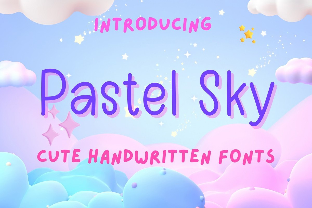 フォント Pastel Sky