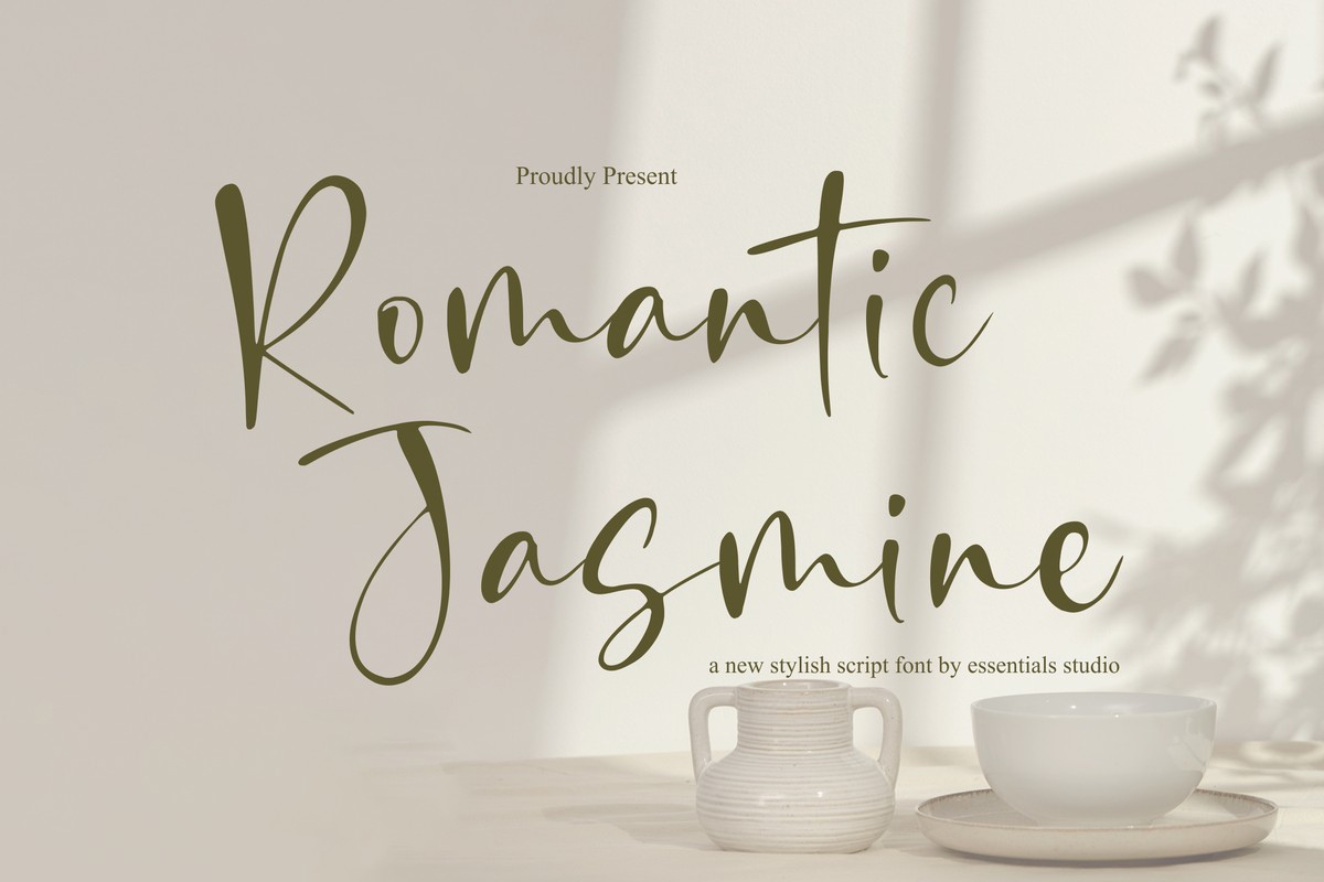 フォント Romantic Jasmine