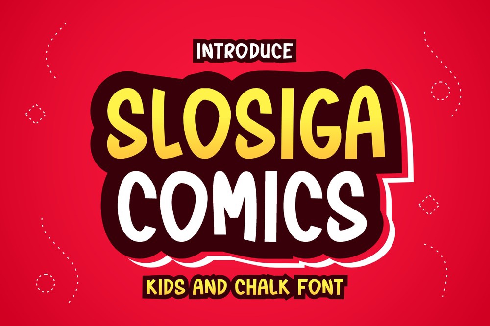 フォント Slosiga Comics