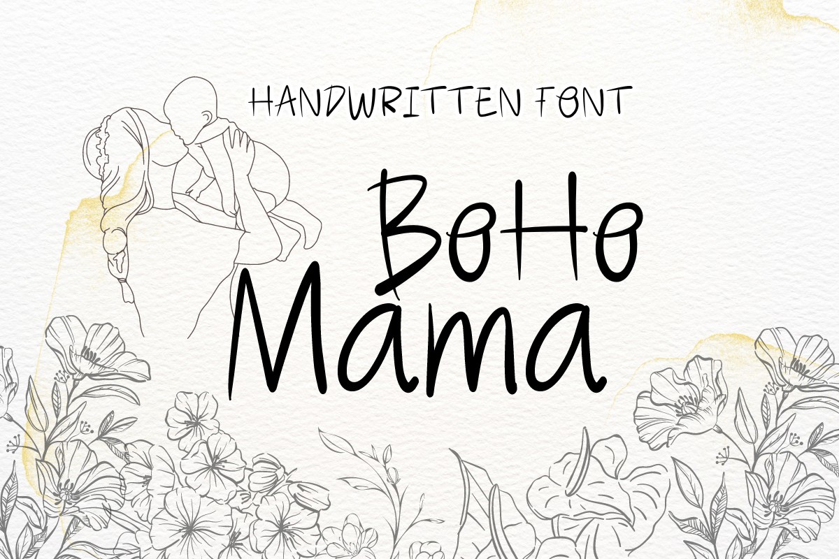 フォント BoHo Mama