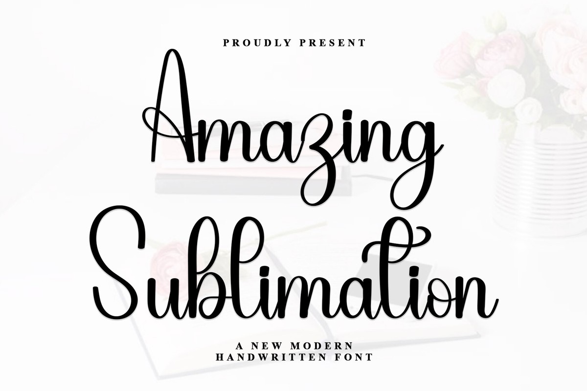 フォント Amazing Sublimation