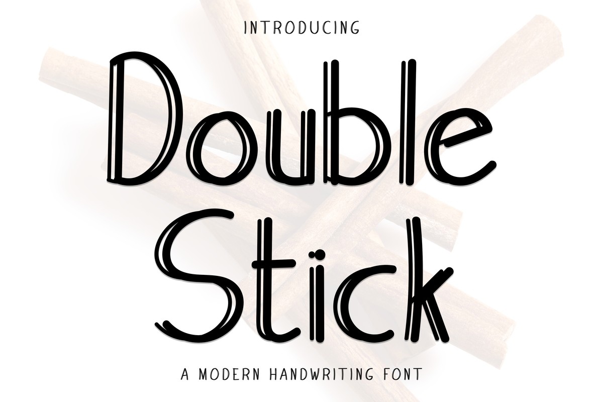 フォント Double Stick