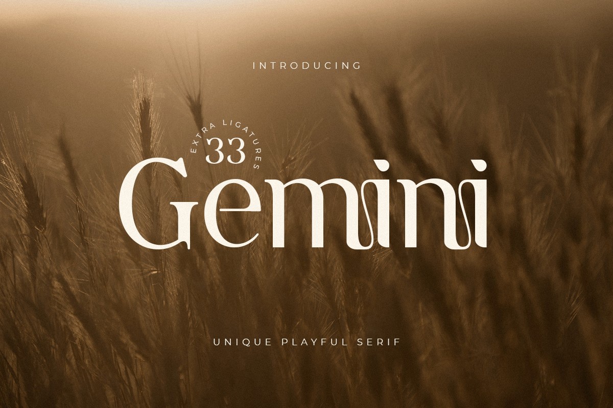 フォント Gemini