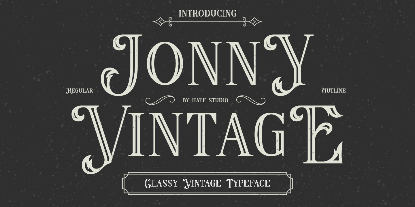 フォント Jonny Vintage
