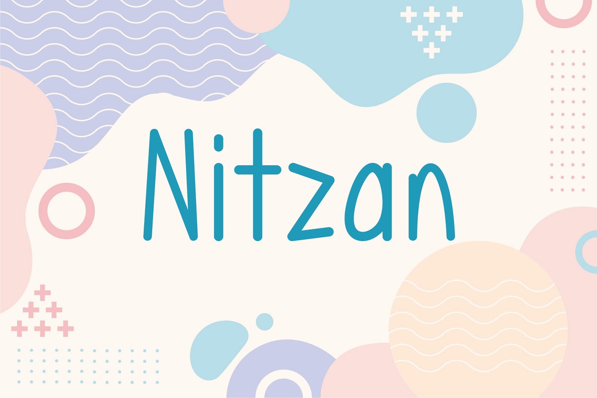 フォント Nitzan