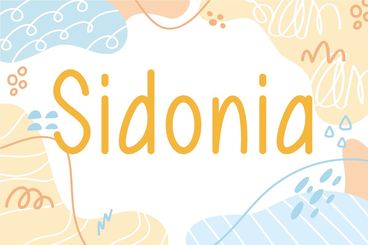 フォント Sidonia