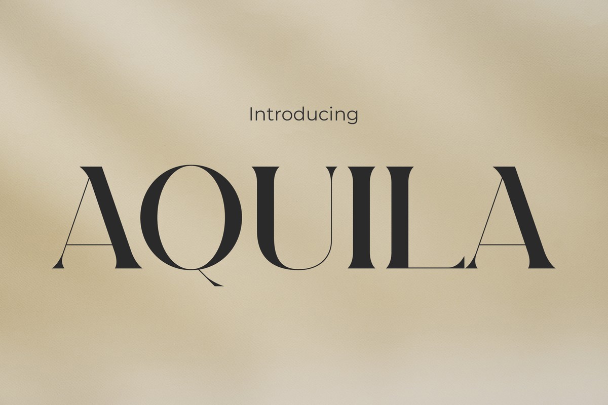 フォント Aquila