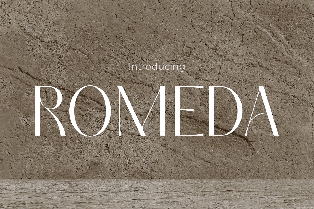 フォント Romeda