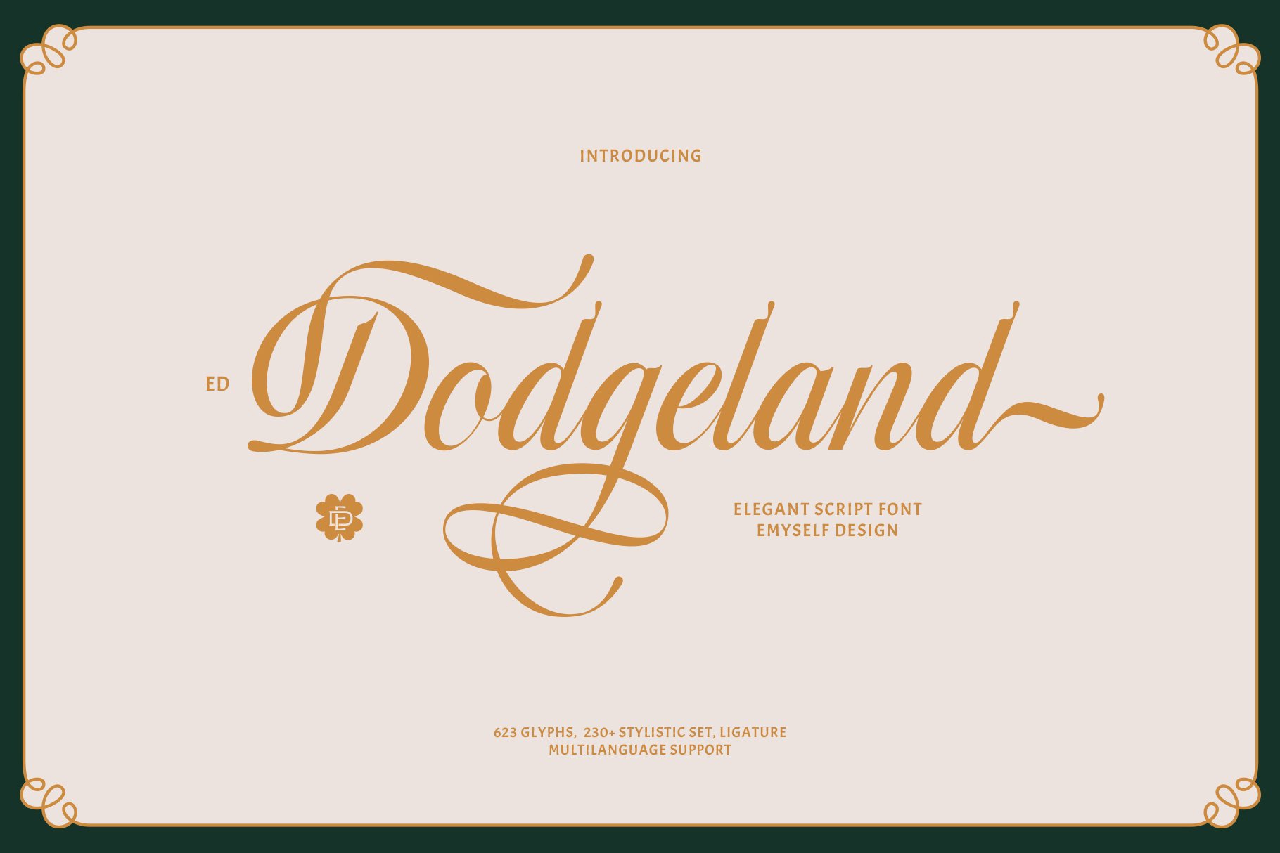 フォント ED Dodgeland