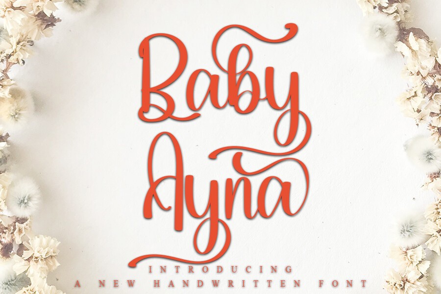 フォント Baby Alyna