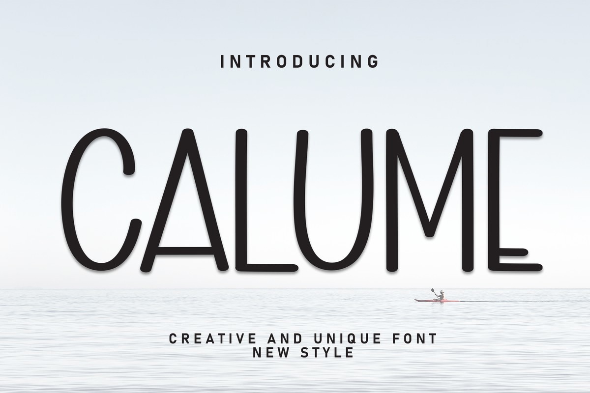フォント Calume