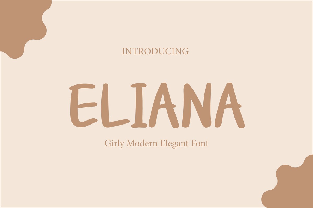 フォント Eliana