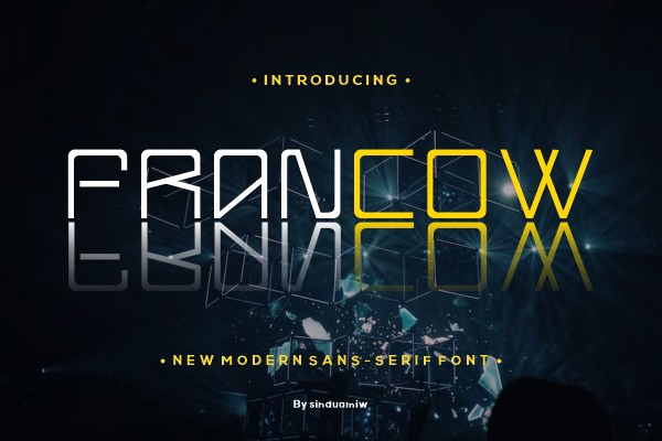 フォント Francow