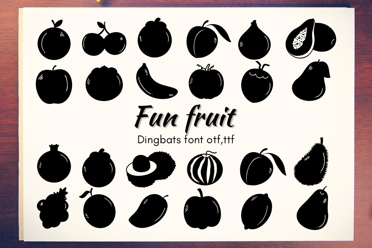 フォント Fun Fruit