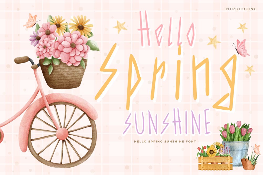 フォント Hello Spring Sunshine