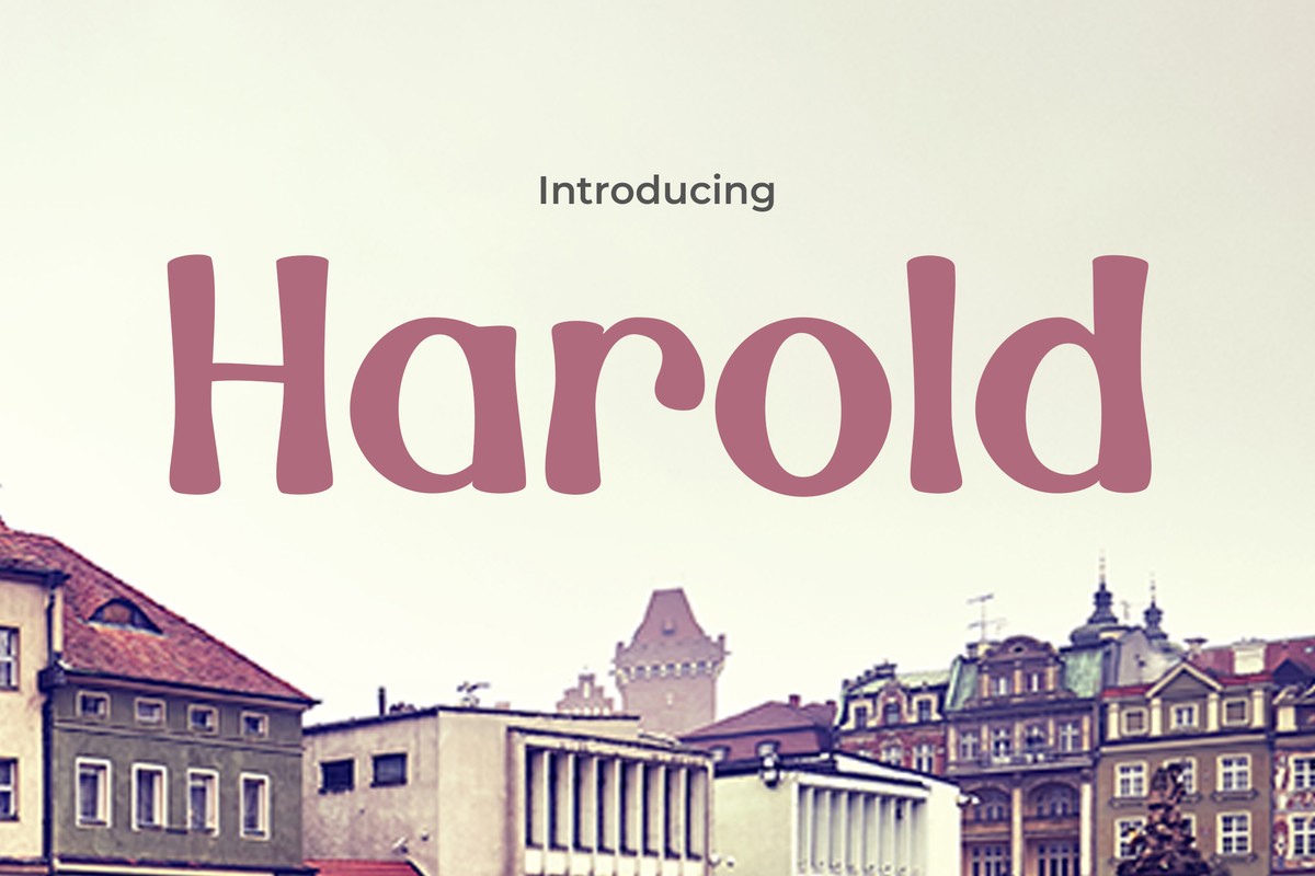 フォント Harold